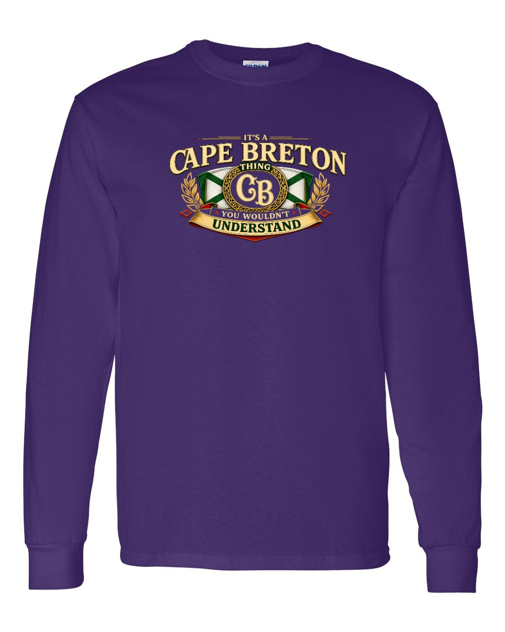 Cb Understand Flag Long Sleeve in Purple