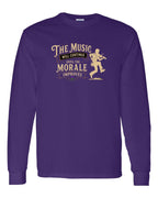 Muisic Will Continue Fiddle Long Sleeve in Purple