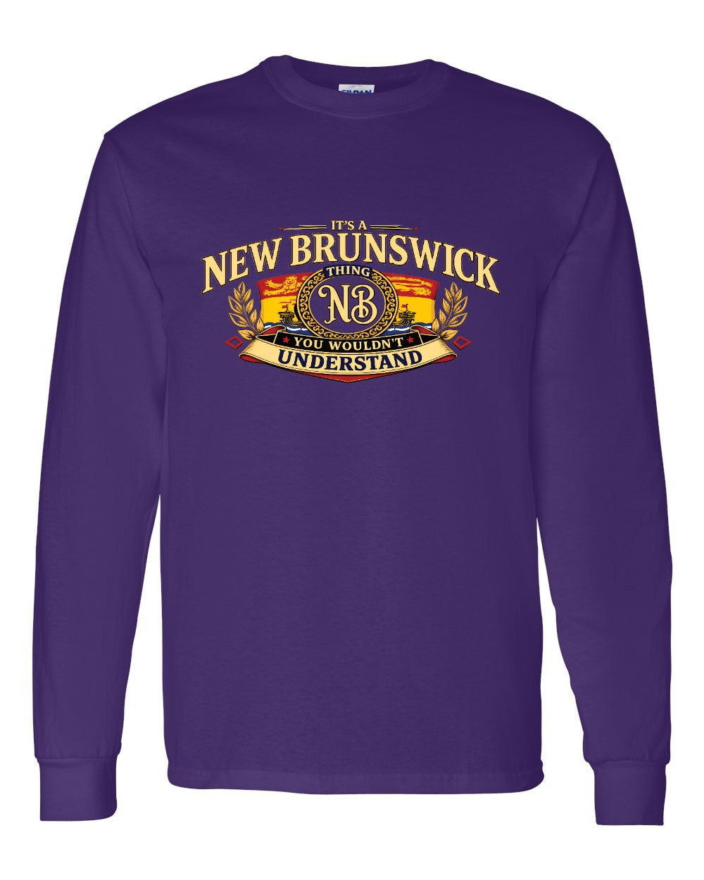 Nb Understand Full Front Long Sleeve in Purple