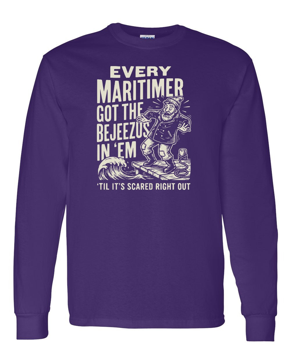 Bejezus Long Sleeve in Purple