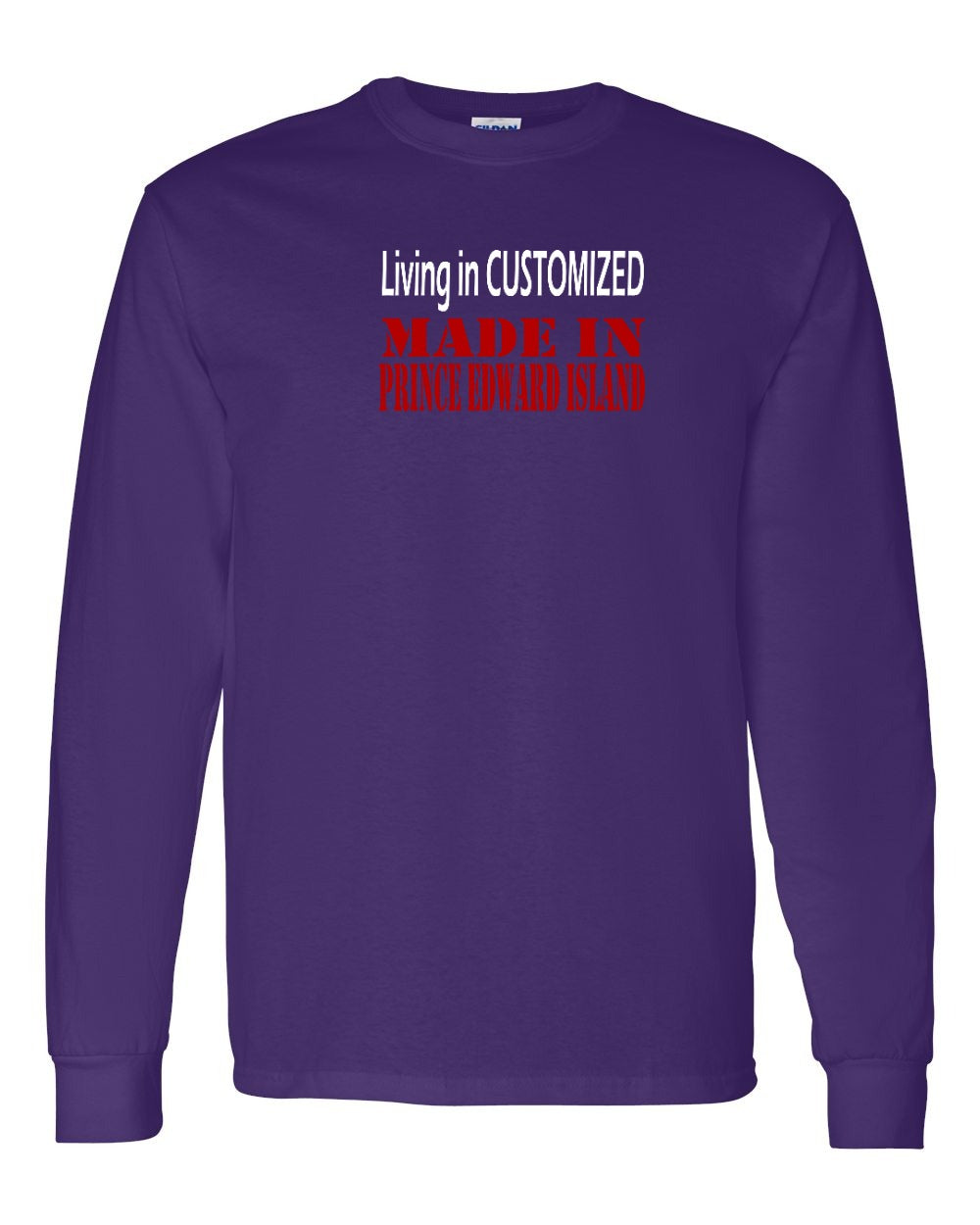 Living in Customized Made in PEI Long Sleeve Tee - Unisex
