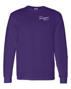 Living the PEI Left Life Blue Compass Left Chest Long Sleeve Tee - Unisex