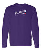 Maritime Girl red heart Long Sleeve - Unisex