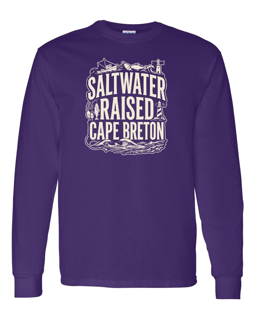 CB Saltwater Raised Folk Long Sleeve Tee - Unisex
