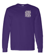 CB Saltwater Raised Folk Left Chest and Back Long Sleeve Tee - Unisex