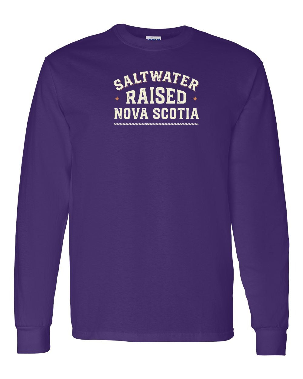 Saltwater Raised NS Sign Long Sleeve Tee - Unisex