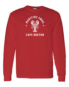 Maritime Swag CB Mandala white Lobster Long Sleeve Tee - Unisex