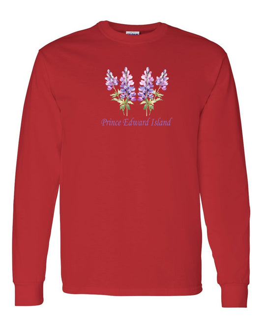 PEI Lupins full Long Sleeve Tee