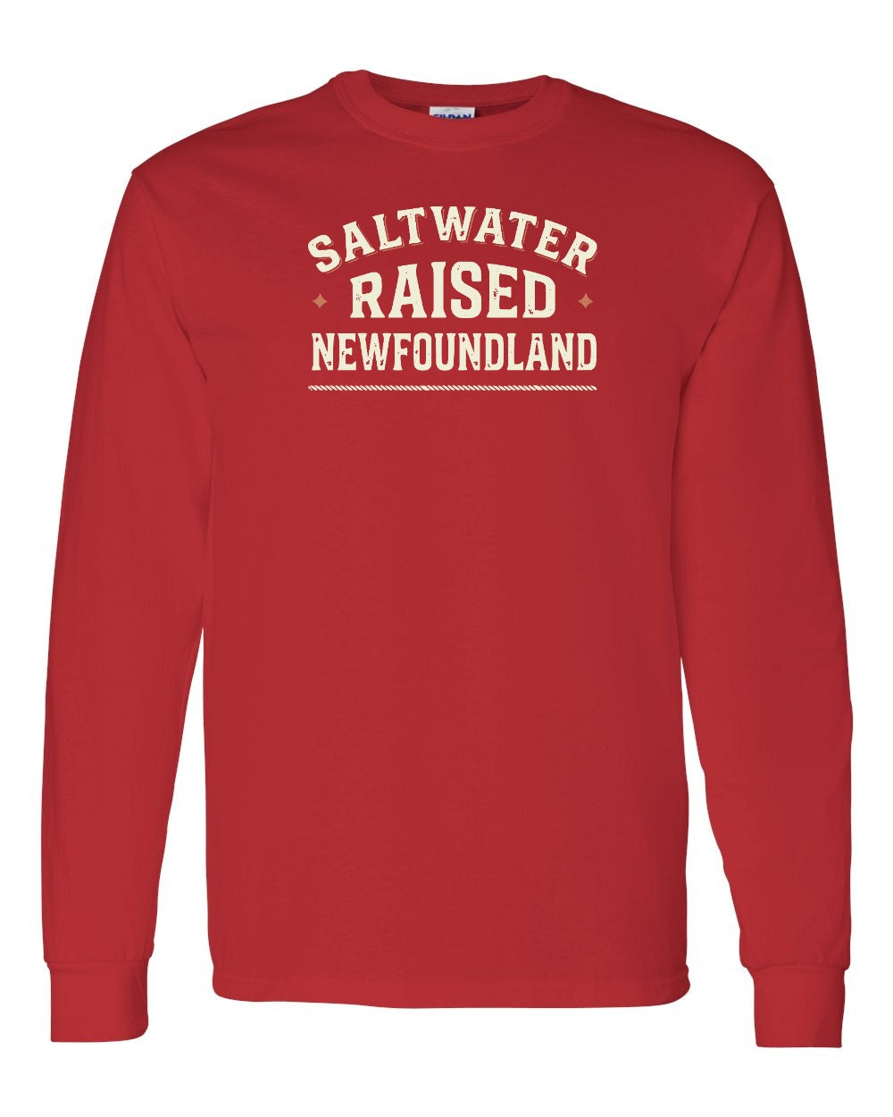 NFLD Saltwater Raised Sign Long Sleeve Tee - Unisex