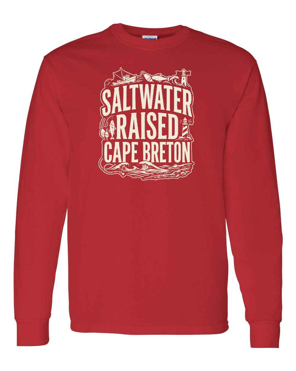 CB Saltwater Raised Folk Long Sleeve Tee - Unisex