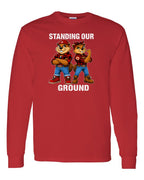 Standing Our Ground Full Front Long Sleeve in Red