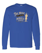 Muisic Will Continue Bagpipes Long Sleeve in Royal