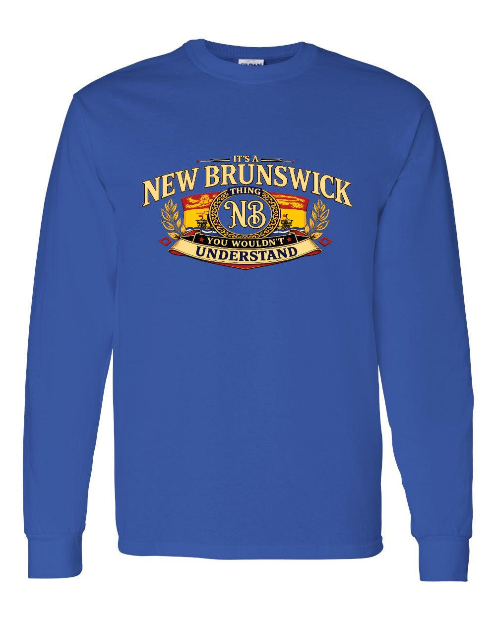 Nb Understand Full Front Long Sleeve in Royal