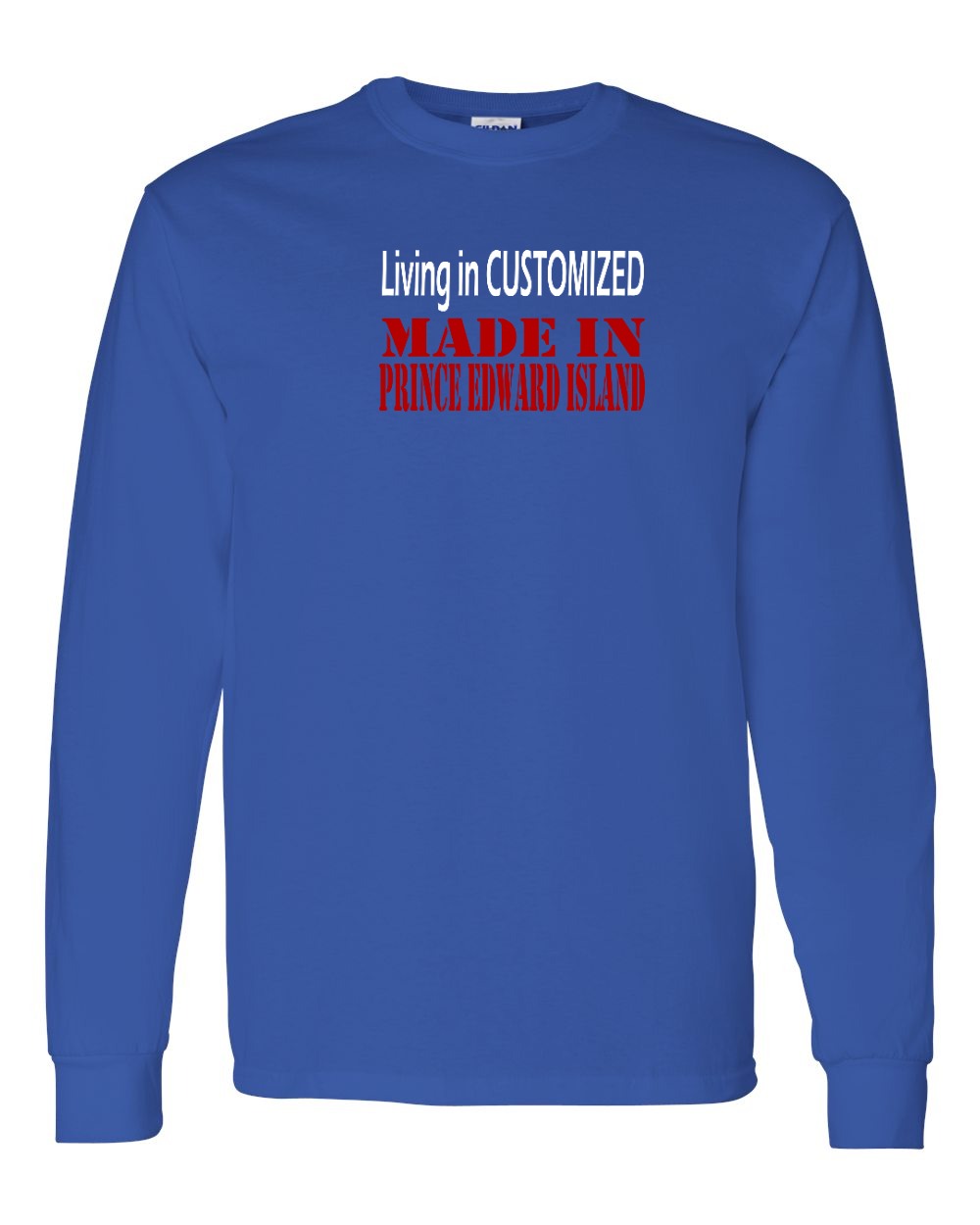 Living in Customized Made in PEI Long Sleeve Tee - Unisex