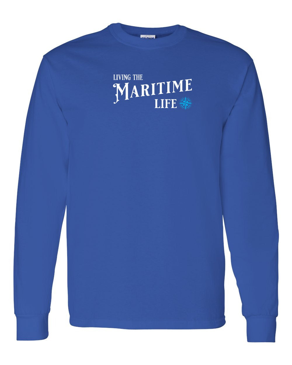 Living the Maritime life blue compass Long Sleeve Tee - Unisex