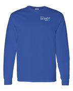 Living the PEI Left Life Blue Compass Left Chest Long Sleeve Tee - Unisex