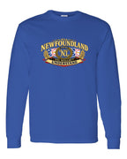 Newfoundland Thing Badge Full Front Long Sleeve in Royal