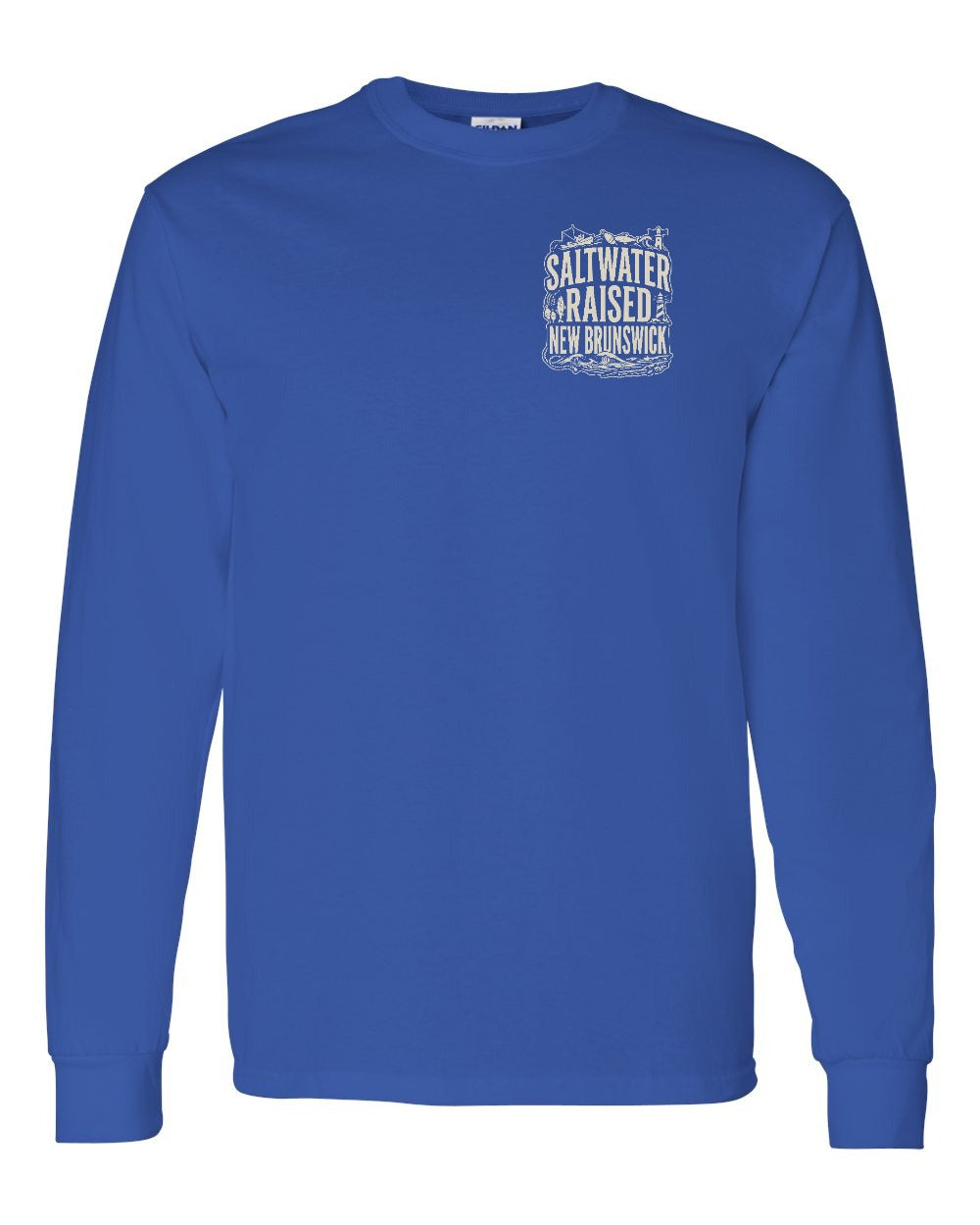NB Saltwater Raised Folk Left Chest Long Sleeve Tee - Unisex