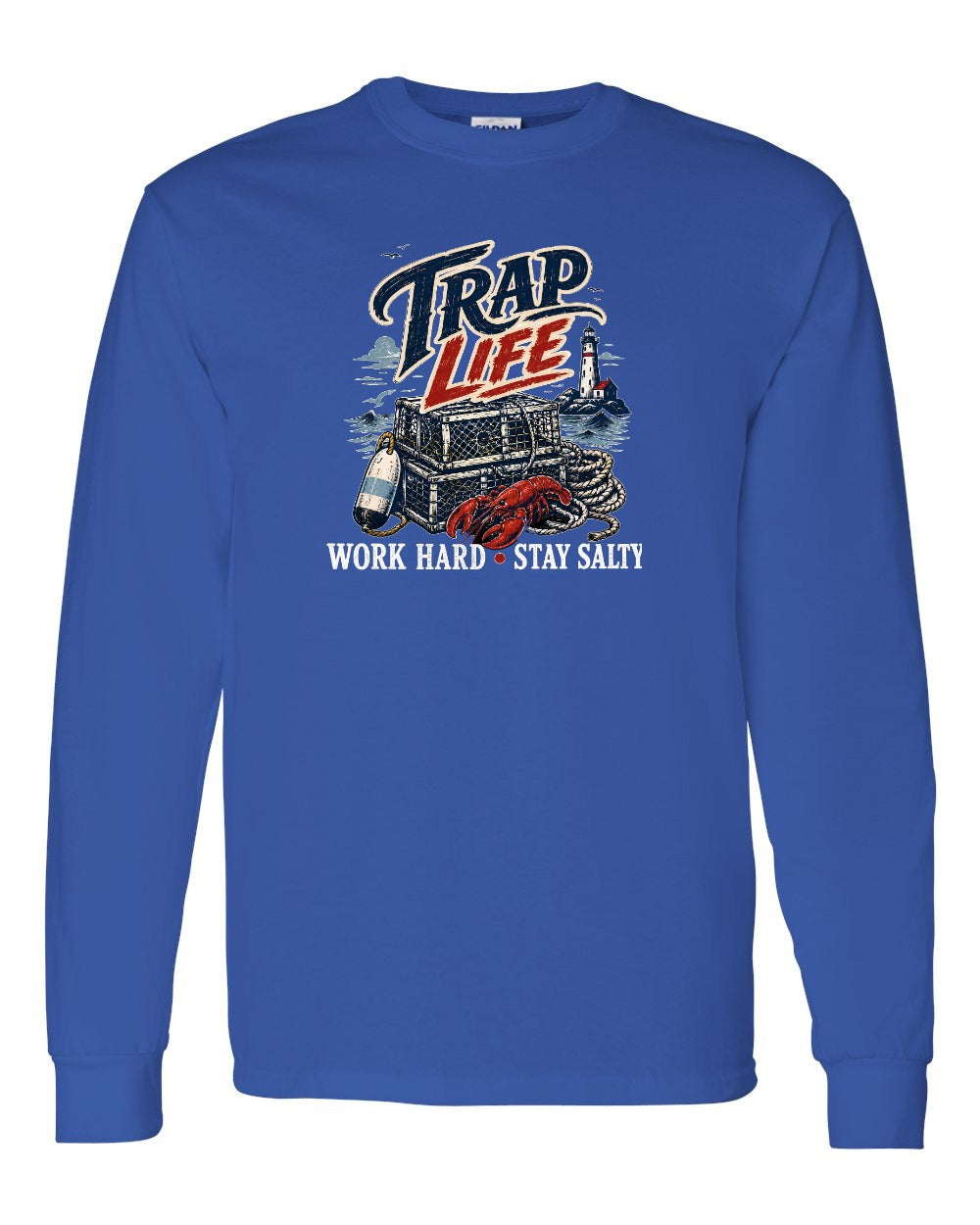 Trap Life Long Sleeve in Royal
