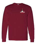 Lake Patrol Left Chest and Back Long Sleeve in Cardinal Red