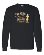 Muisic Will Continue Bagpipes Long Sleeve in Black