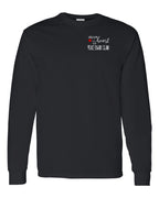 A Piece Of My Heart PEI red heart Left Chest Long Sleeve Tee - Unisex