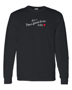 Just a PEI Girl red heart Long Sleeve - Unisex