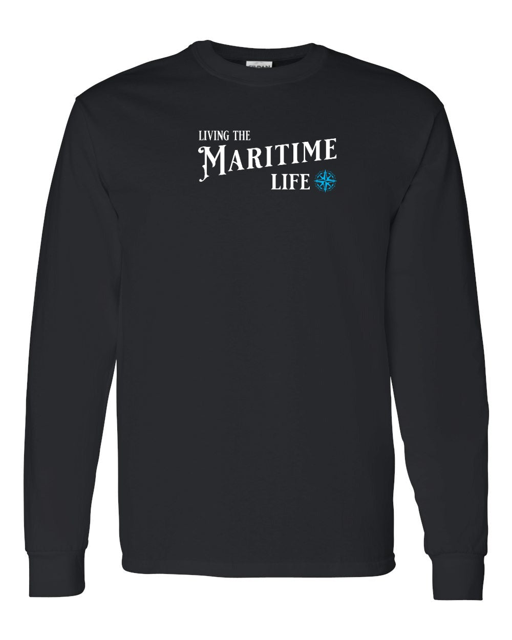 Living the Maritime life blue compass Long Sleeve Tee - Unisex