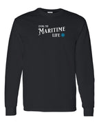 Living the Maritime life blue compass Long Sleeve Tee - Unisex