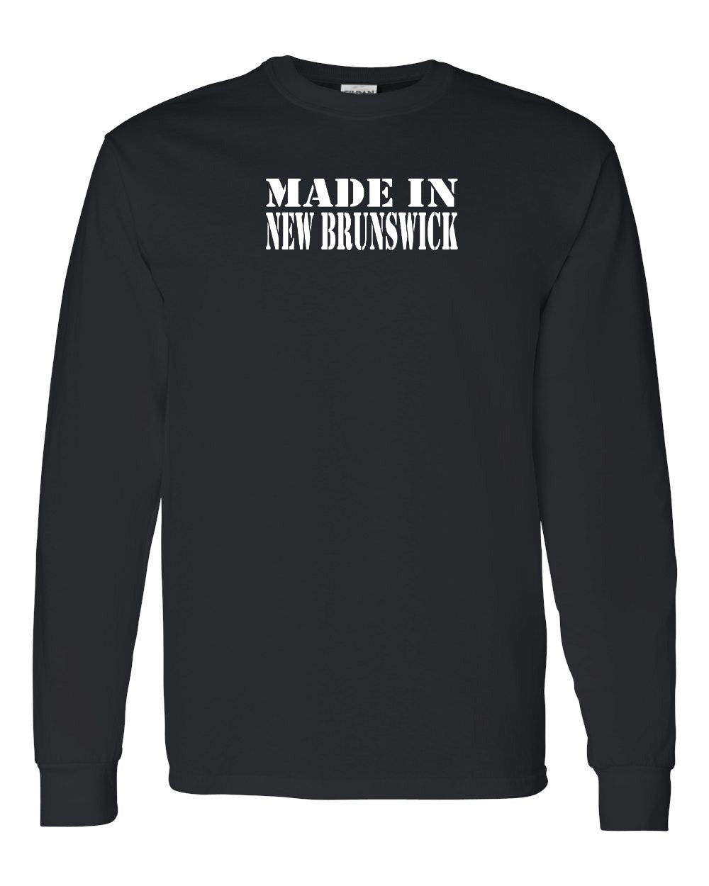 Made In NB White Lettering Long Sleeve Tee - Unisex