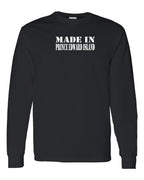 Made In PEI white lettering Long Sleeve Tee - Unisex