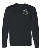 Maritime Serenity Left Chest Long Sleeve Tee - Unisex