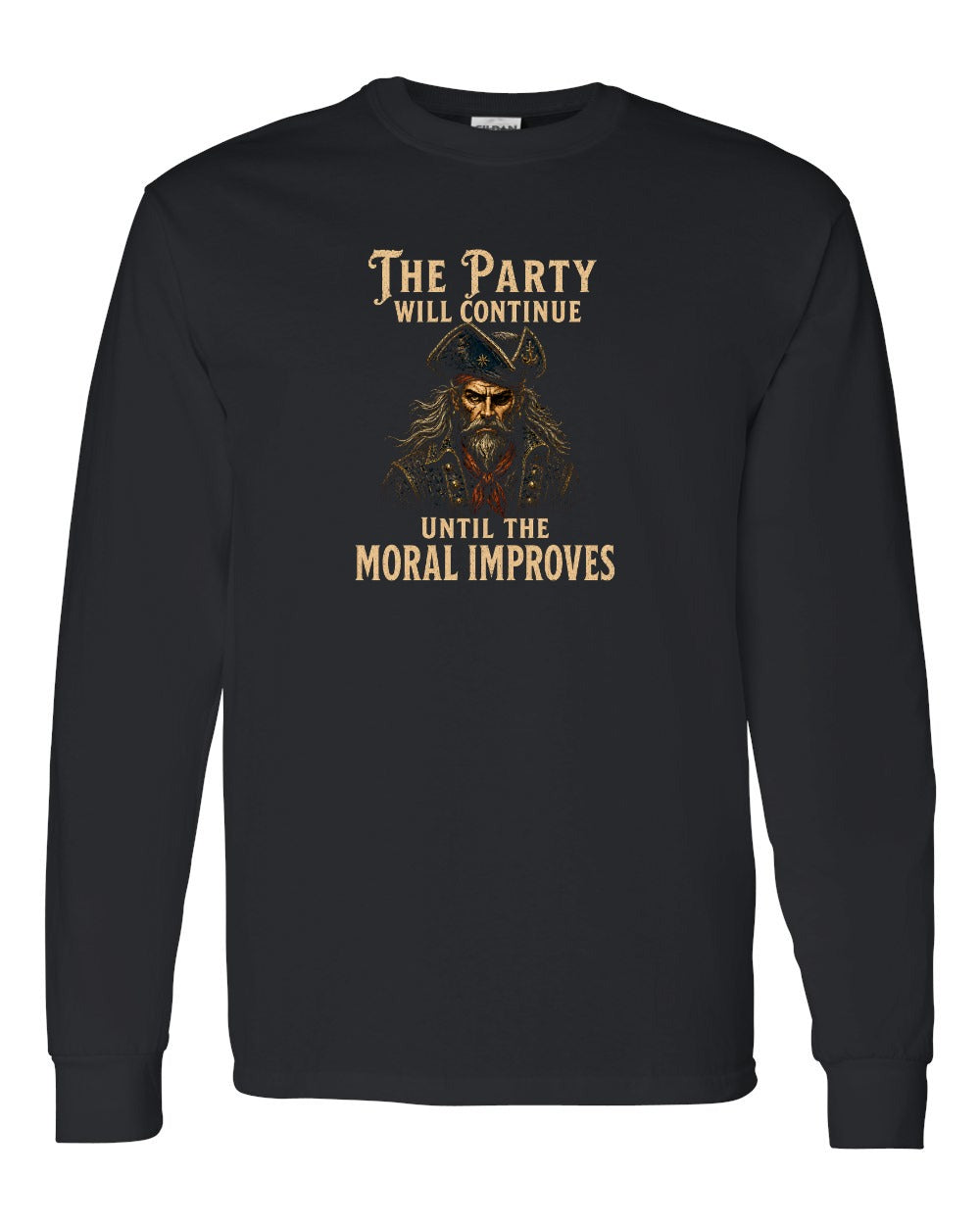 Party Continue Long Sleeve in Black