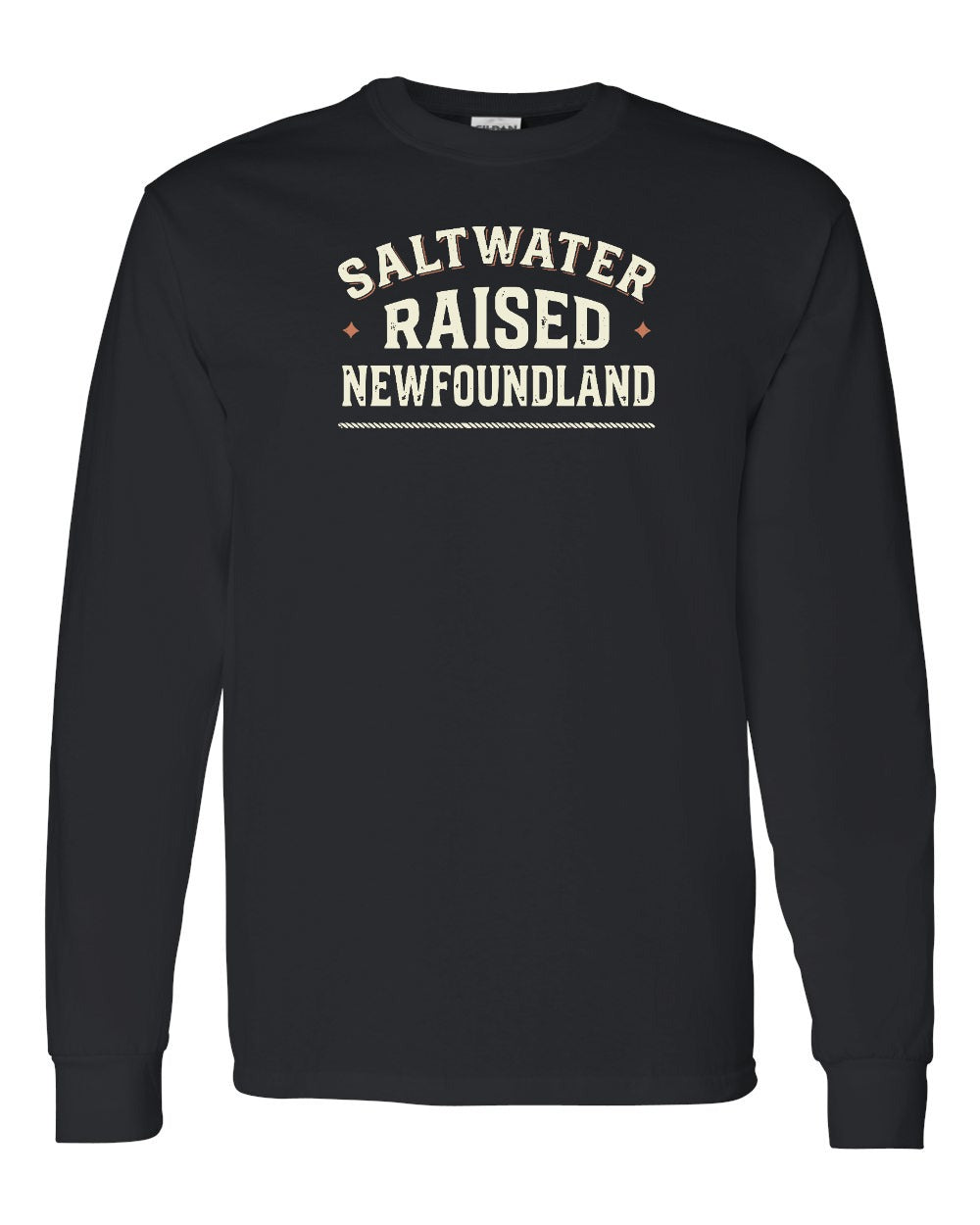 NFLD Saltwater Raised Sign Long Sleeve Tee - Unisex