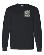 CB Saltwater Raised Folk Left Chest and Back Long Sleeve Tee - Unisex