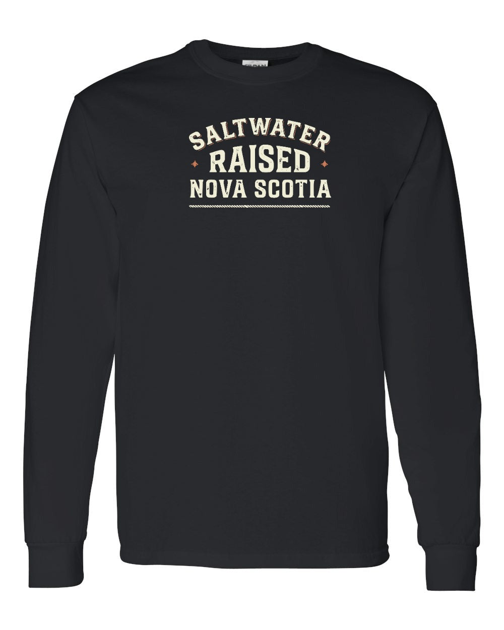 Saltwater Raised NS Sign Long Sleeve Tee - Unisex