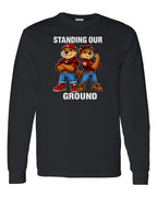 Standing Our Ground Full Front Long Sleeve in Black