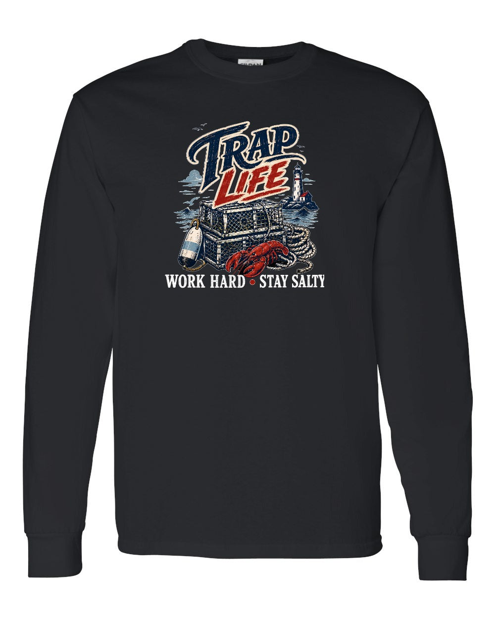 Trap Life Long Sleeve in Black