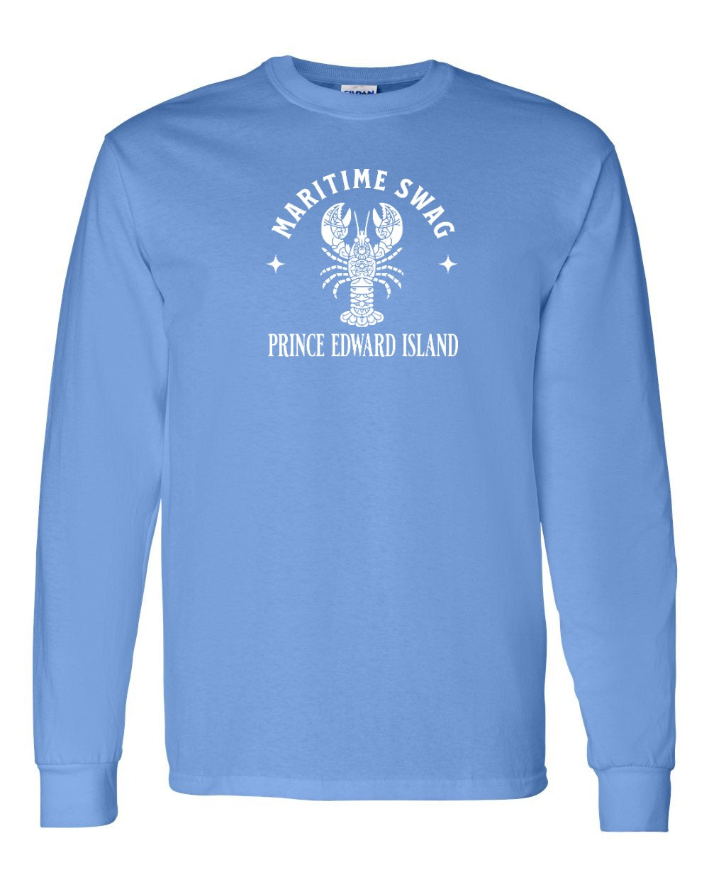 Maritime Swag PEI Mandala White Lobster Long Sleeve Tee - Unisex
