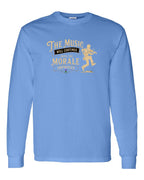 Muisic Will Continue Fiddle Long Sleeve in Carolina Blue