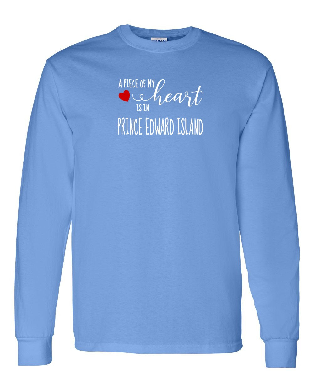 A Piece Of My Heart PEI red heart Long Sleeve Tee - Unisex