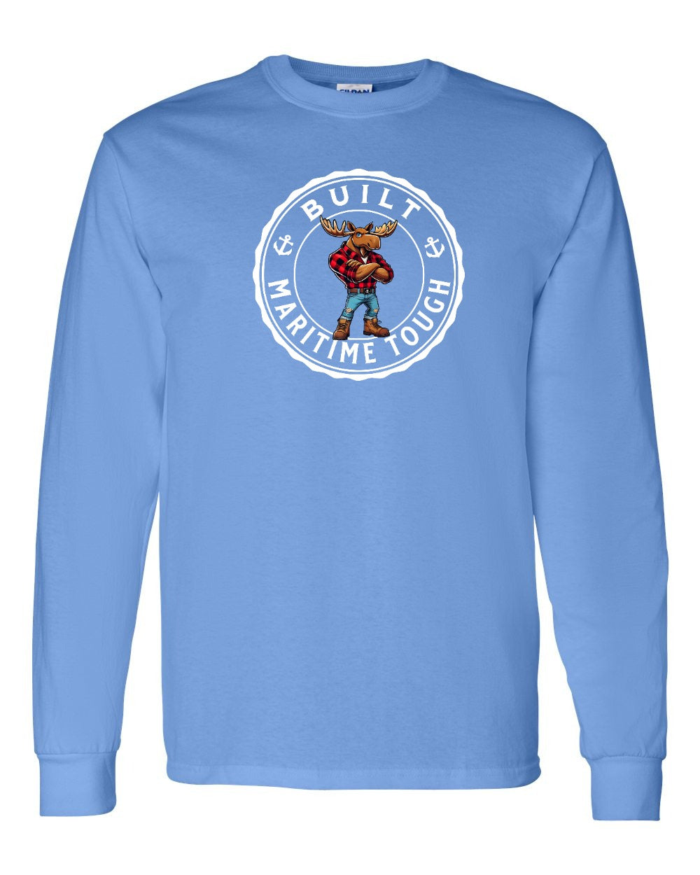 Built Maritime Tough Moose Long Sleeve Tee - Unisex