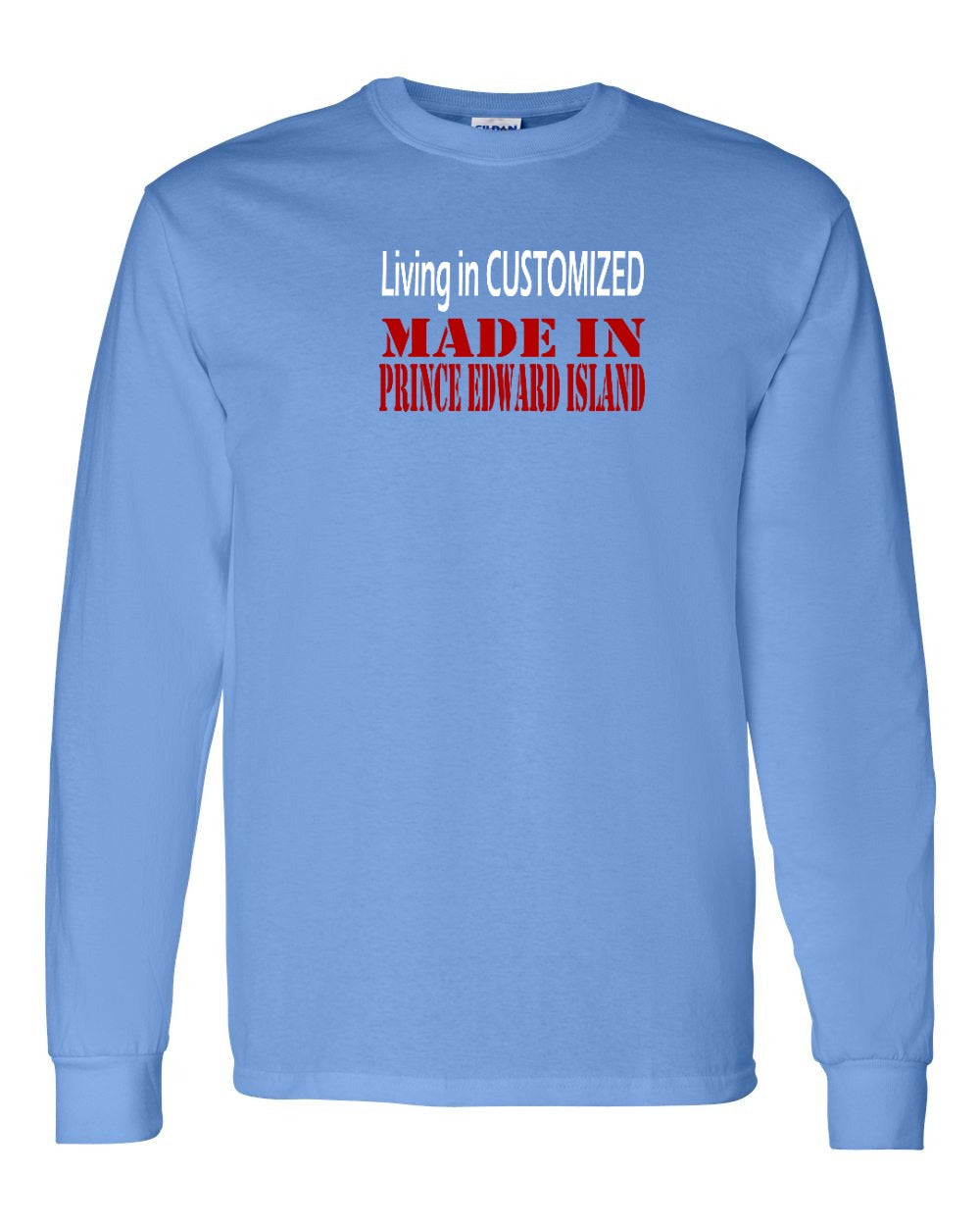 Living in Customized Made in PEI Long Sleeve Tee - Unisex