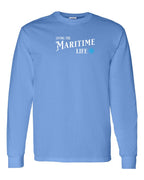 Living the Maritime life blue compass Long Sleeve Tee - Unisex