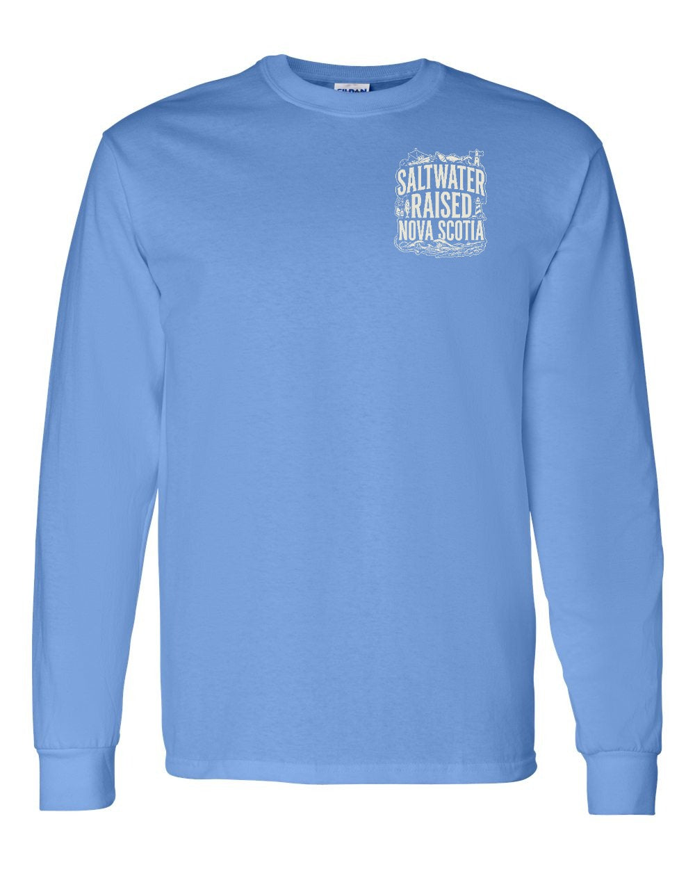 Saltwater Raised NS Folk Left Chest Long Sleeve - Unisex