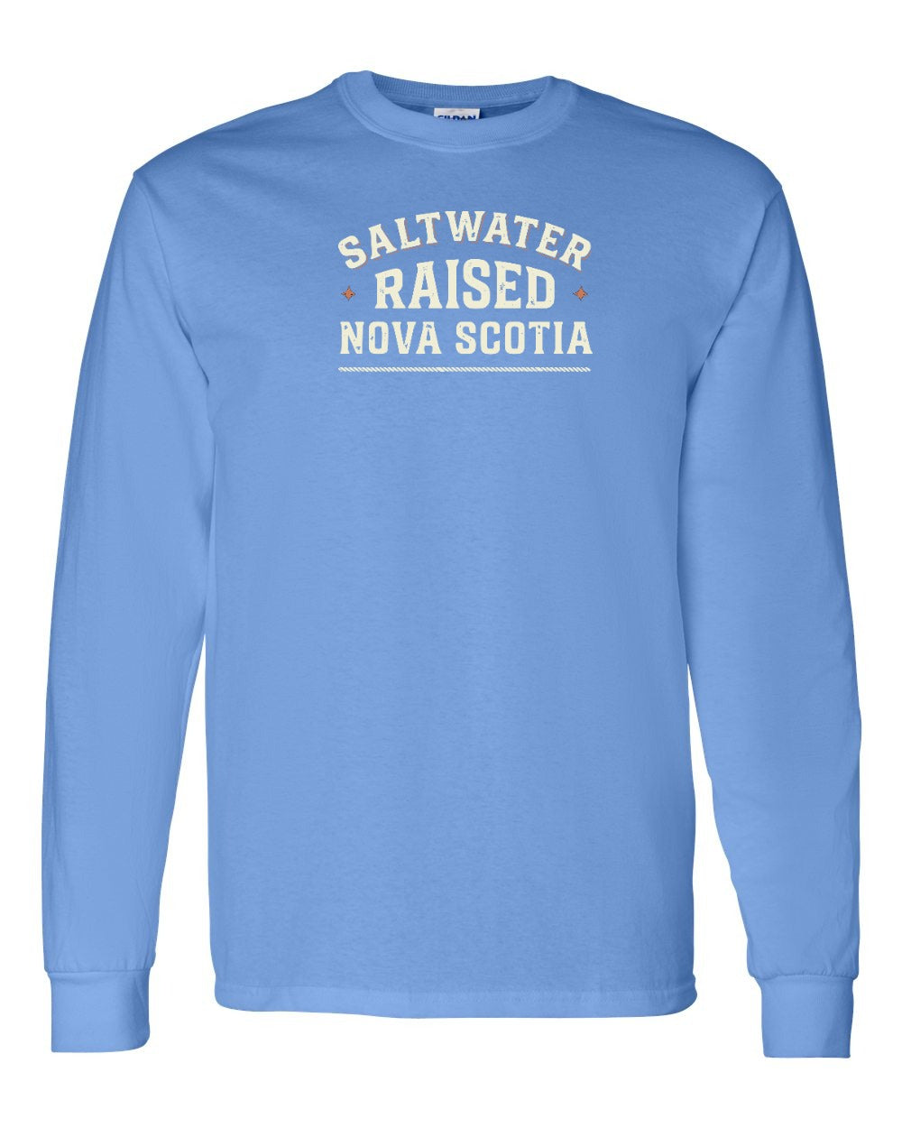 Saltwater Raised NS Sign Long Sleeve Tee - Unisex