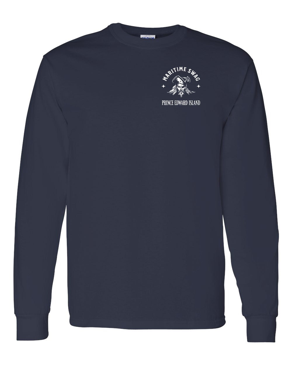 Maritime Swag PEI Pirate Left Chest Long Sleeve Tee - Unisex