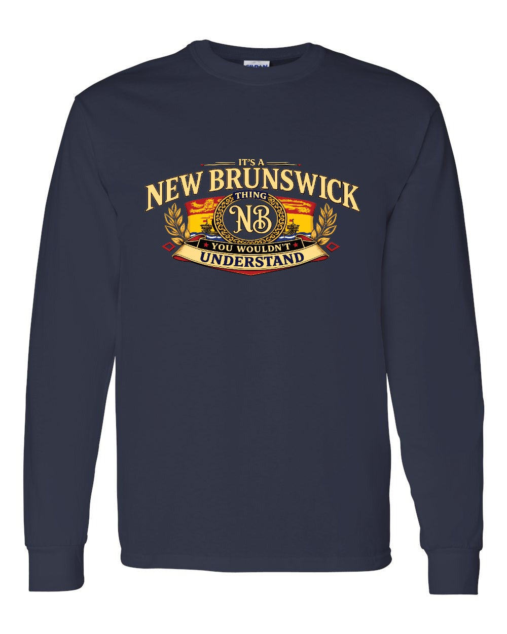 Nb Understand Full Front Long Sleeve in Navy