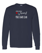 A Piece Of My Heart PEI red heart Long Sleeve Tee - Unisex
