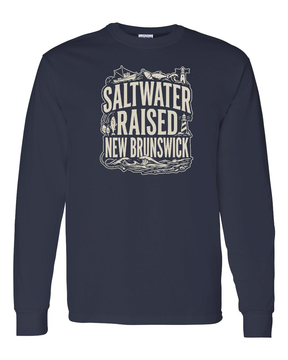 NB Saltwater Raised Folk Long Sleeve Tee - Unisex